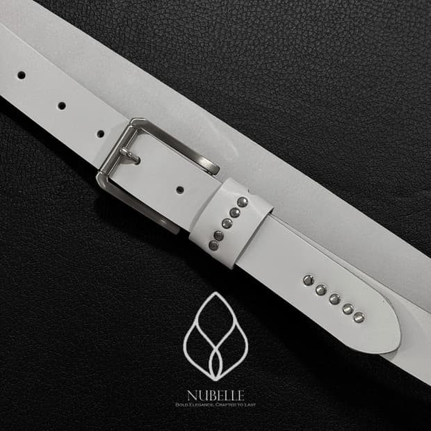 🌗 Vegetable stud belt / 스터드 소가죽 웨스턴 벨트
