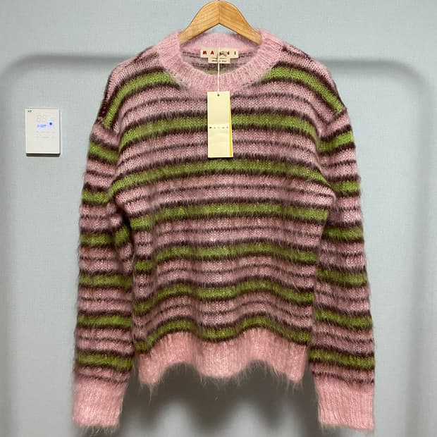 [46] 마르니 모헤어 니트 스웨터 핑크