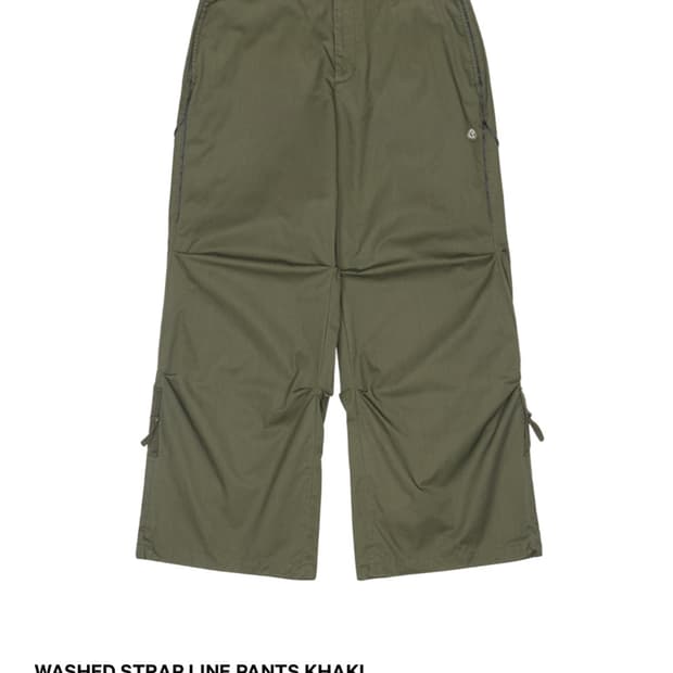 코이세이오 washed strap line pants