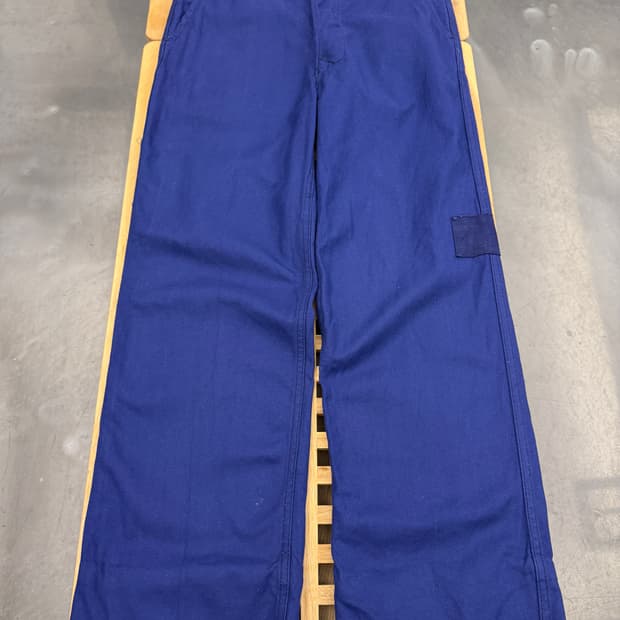 OLD VINTAGE WASHED NAVY FRENCH 프렌치워크팬츠