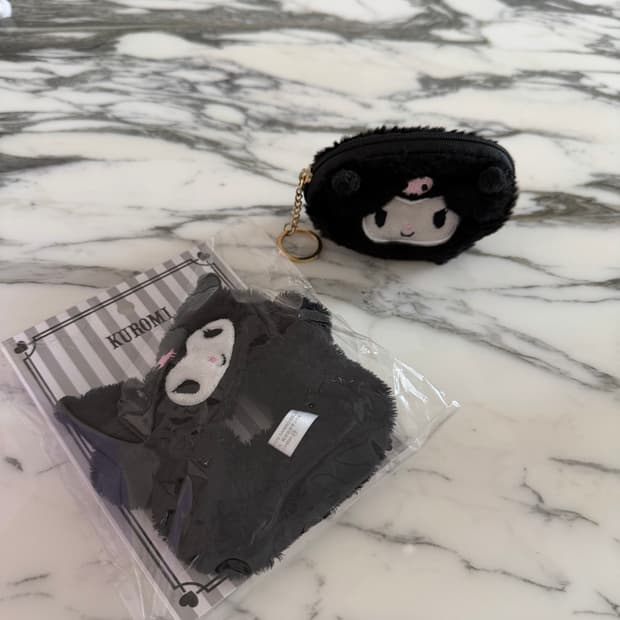 쿠로미 헤어슈슈 스크런치 & 에어팟 파우치 세트
