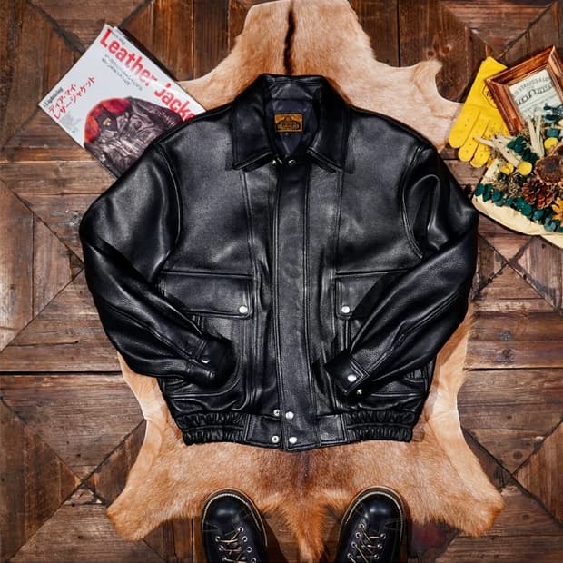 Veluokldly 90년대 홍콩 빈티지 스타일 가죽자켓