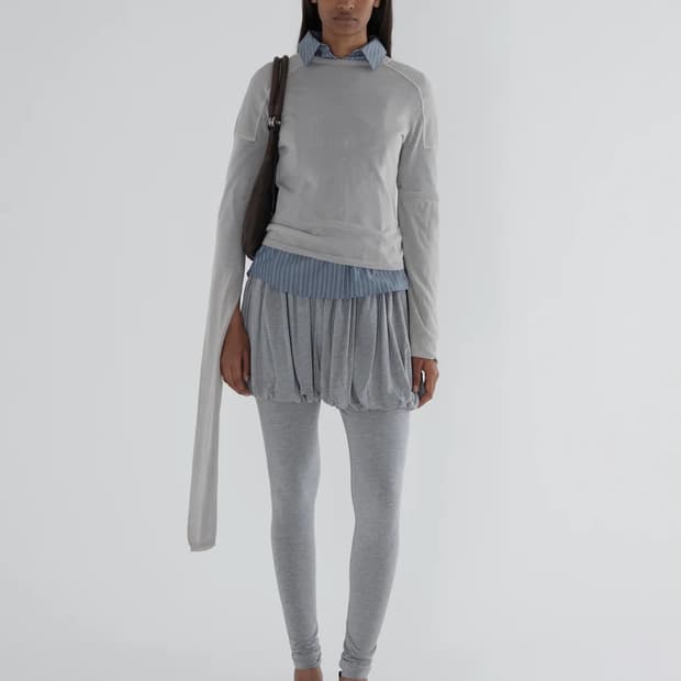 [M]팔로마울 Caly 모달 퍼프 팬츠/그레이