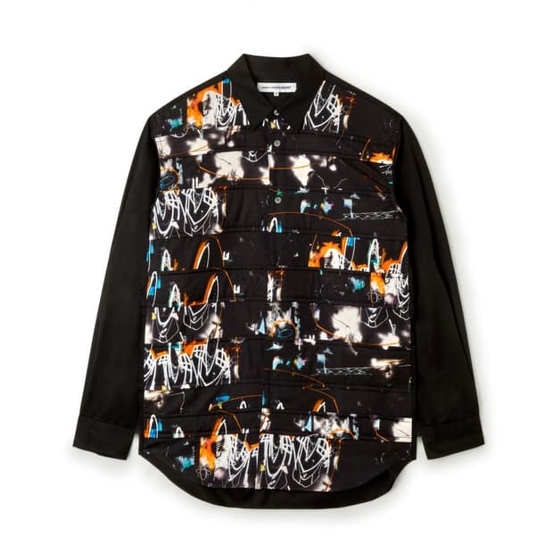 [S/새상품] 꼼데가르송 셔츠 X FUTURA 2000 퓨추라 긴팔 셔츠