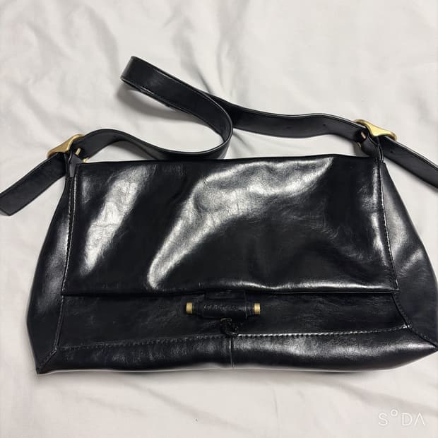 루에브르 삭드자뎅 소가죽 숄더백