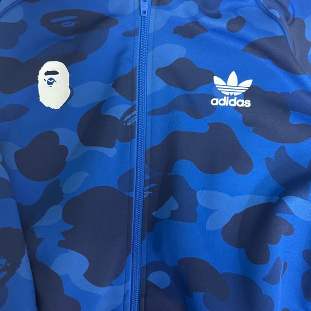 아디다스 베이프 청계 트랙탑 져지