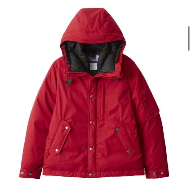 [노스페이스 퍼블라벨] 마운틴 숏 다운파카 레드