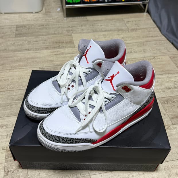 나이키 조던3 파이어레드 265