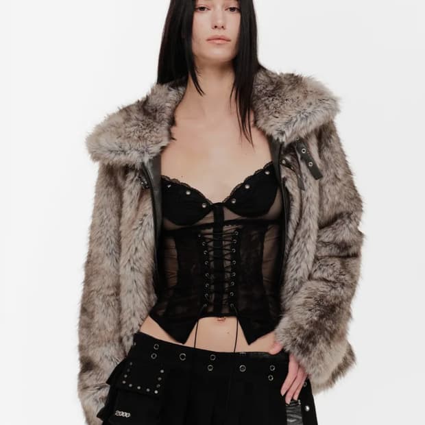 2000아카이브스 퍼자켓 그레이