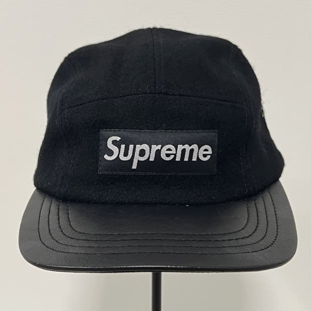 슈프림 2007 울 레더 바이저 캠프캡