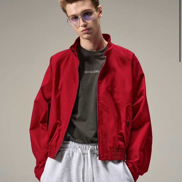 Noice 해링턴 잉글리시 블루종 