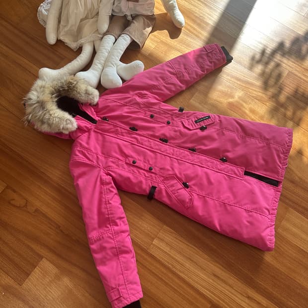 캐나다구스 켄싱턴 파카 패딩 핑크