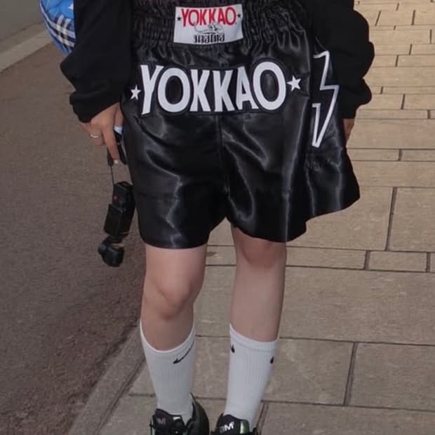 YOKKAO 복서 팬츠 나야와시(님) 착용