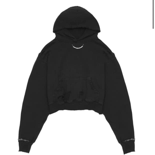 604service distressed jewelry hoodie