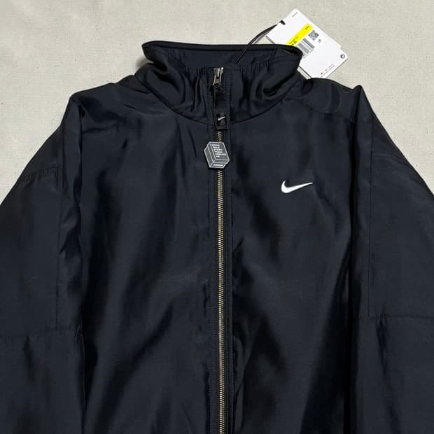 S 새상품 나이키 NRG 스우시 사틴 봄버 자켓