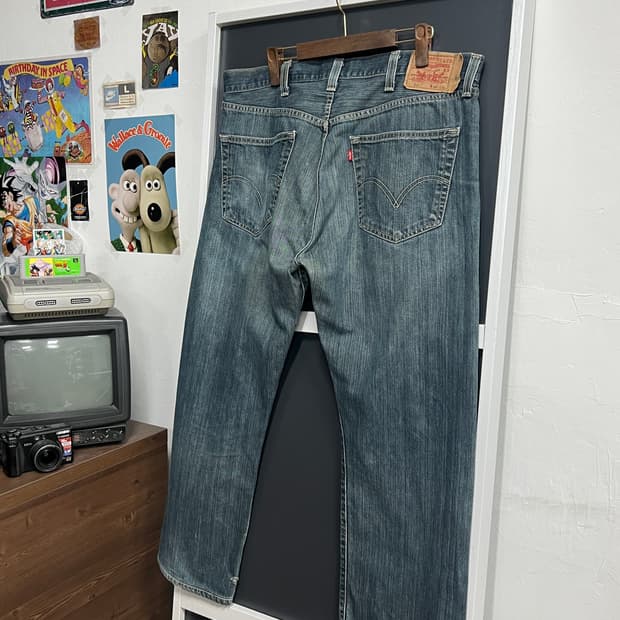 00s Levis 리바이스 스트레이트 버튼플라이데님 팬츠