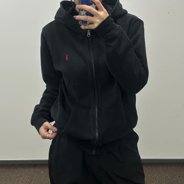 Polo 폴로 레드포니 블랙 후드집업