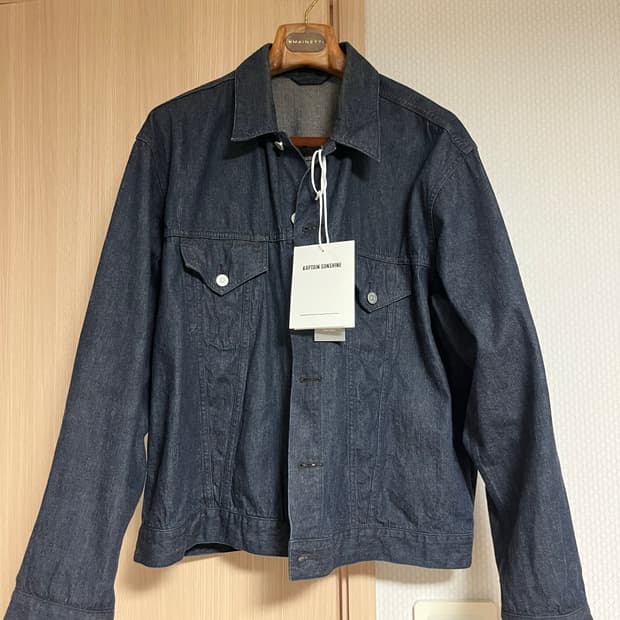 캡틴선샤인 3rd 데님자켓 다크인디고 원워시 42사이즈
