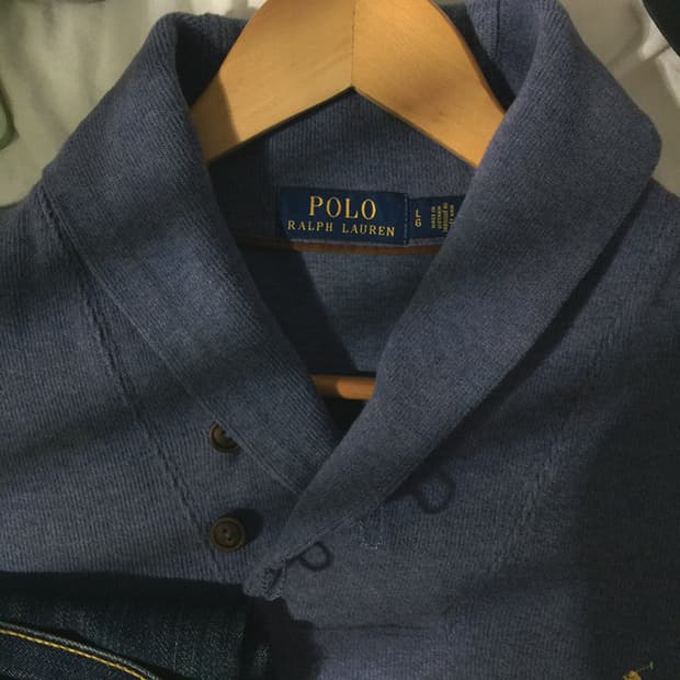 (MAN) 폴로랄프로렌 숄카라 스웻맨투맨 L