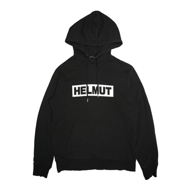 헬무트랭 18ss 박스로고 후드티