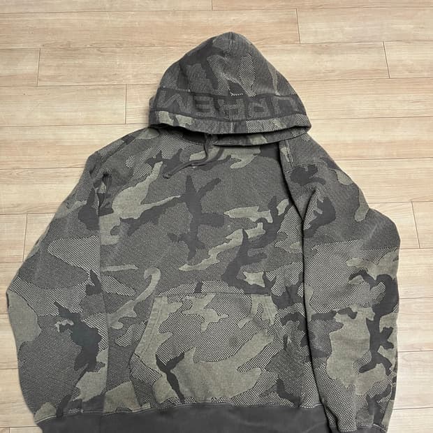 슈프림 자카드 카모 후드