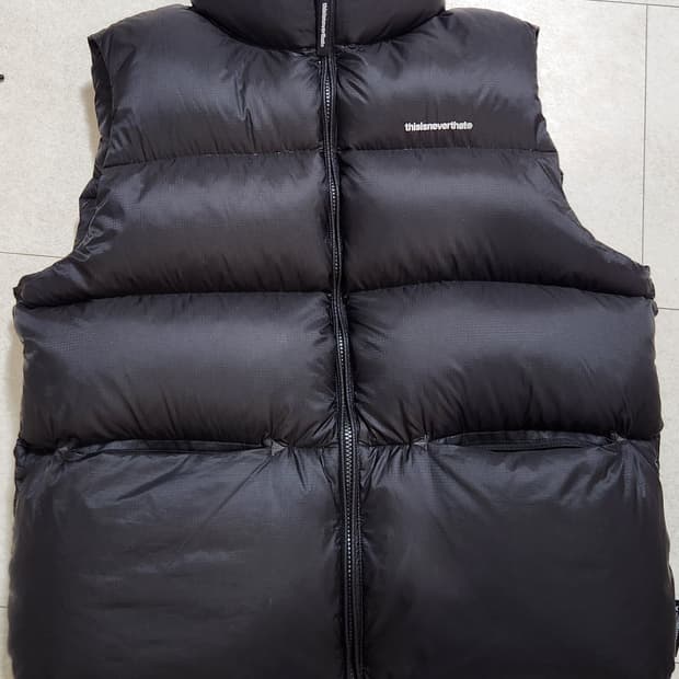 디스이즈네버댓 패딩 조끼 베스트 L