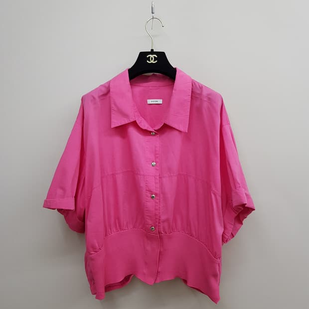 한섬 시스템 2022 오버사이즈 턴업 셔츠 82-94-160사이즈