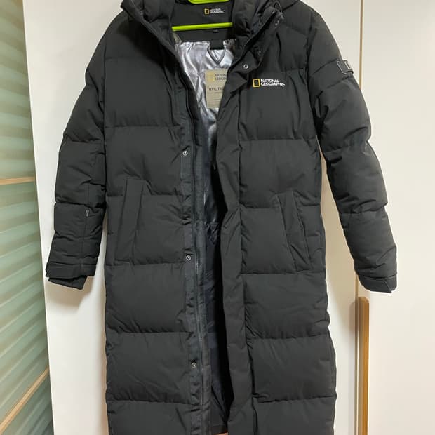 네셔널지오그래픽 유틸리티자켓 롱패딩 90사이즈