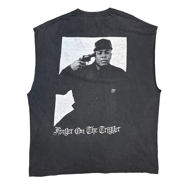닥터 드레 Dr.Dre 래퍼 프린팅 티셔츠