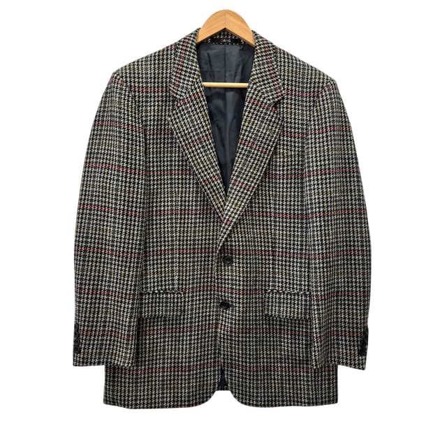 닥스 하운드투스 체크 울 블레이저