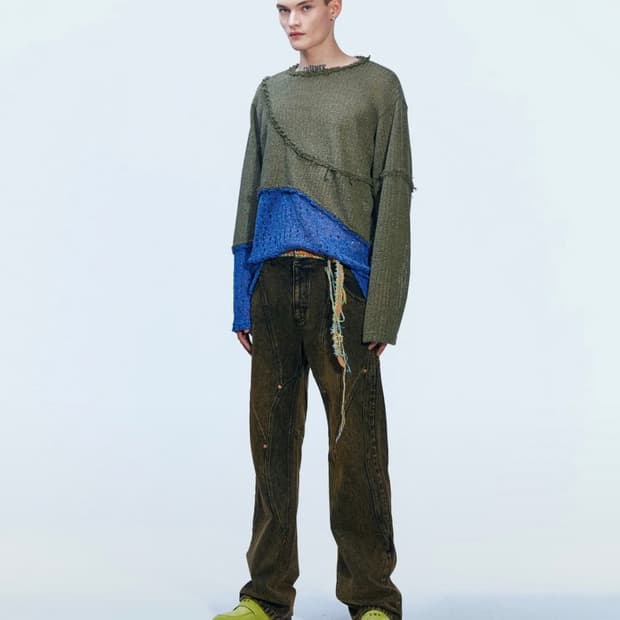 (36)앤더슨벨 브릭 커브 패널 와이드 진 브라운