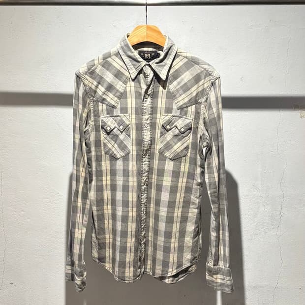 RRL Flannel Western Shirt