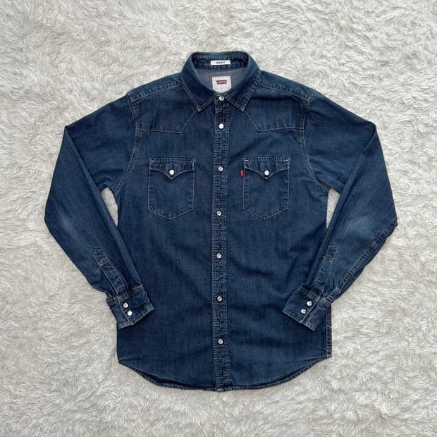 리바이스 데님 웨스턴 셔츠 (S)