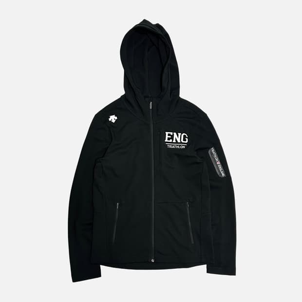 데상트 잉글랜드 트라이애슬론팀 트레이닝 후드집업