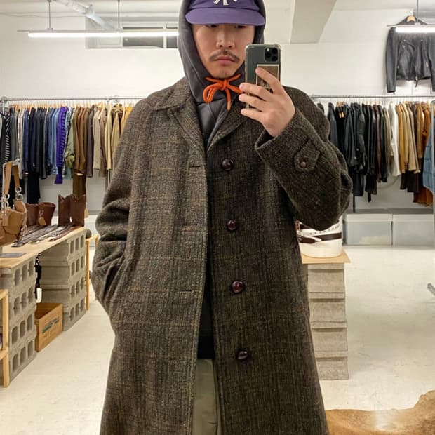 샵 세일중🌞 60's HARRIS TWEED tweed coat