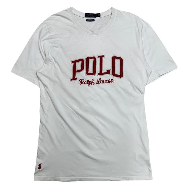 POLO RALPH LAUREN 반팔티 화이트 XXL