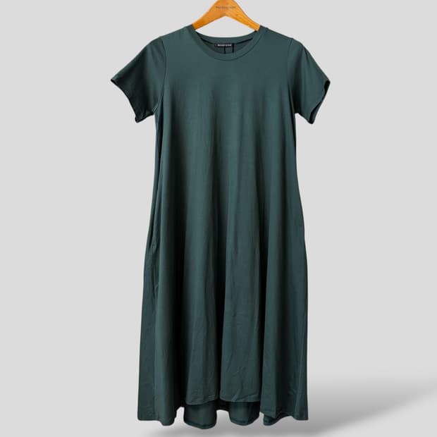 (여성F)mizuiro ind 미즈이로인드 플레어 롱 원피스