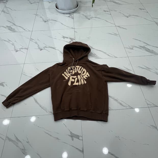 필루미네이트 브라운 후드티 