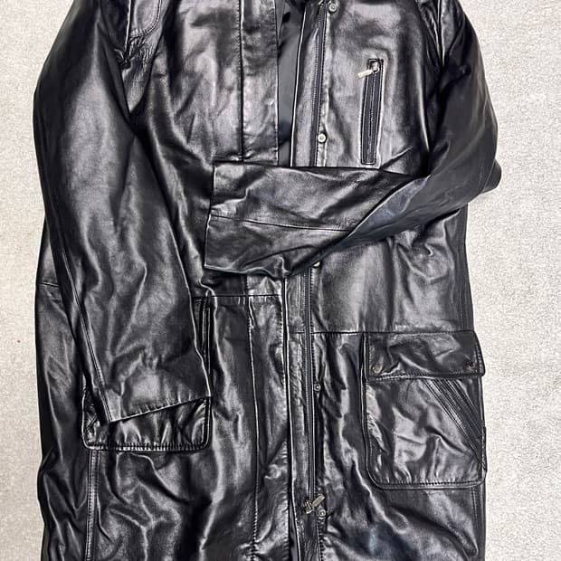 Anne klein 양가죽 코트