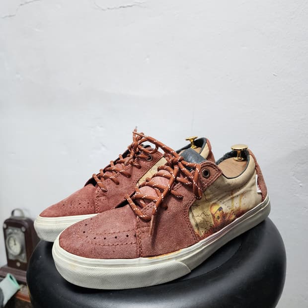 반스 스웨이드 스니커즈 브라운