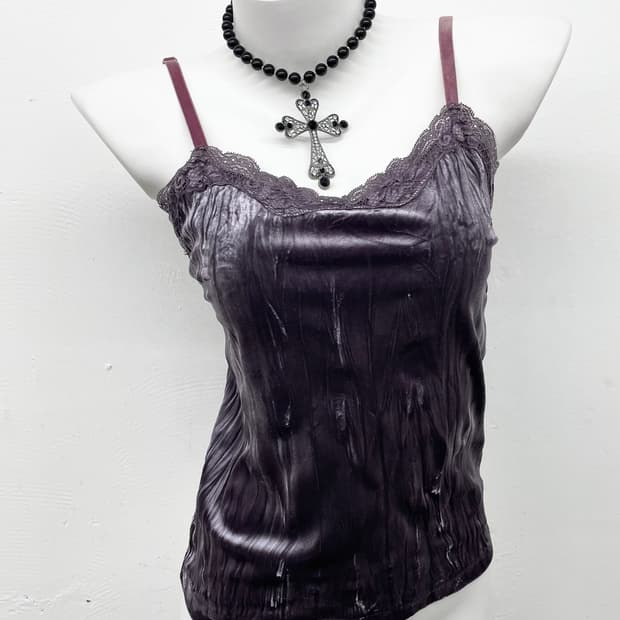 페어리 벨벳 레이스 슬리브리스