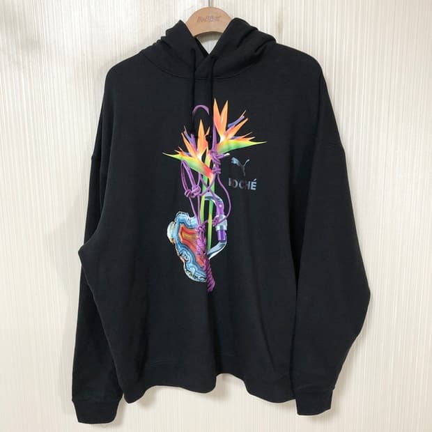 푸마X코쉐(코셰)KOCHE 콜라보후디/블랙 L(해외)