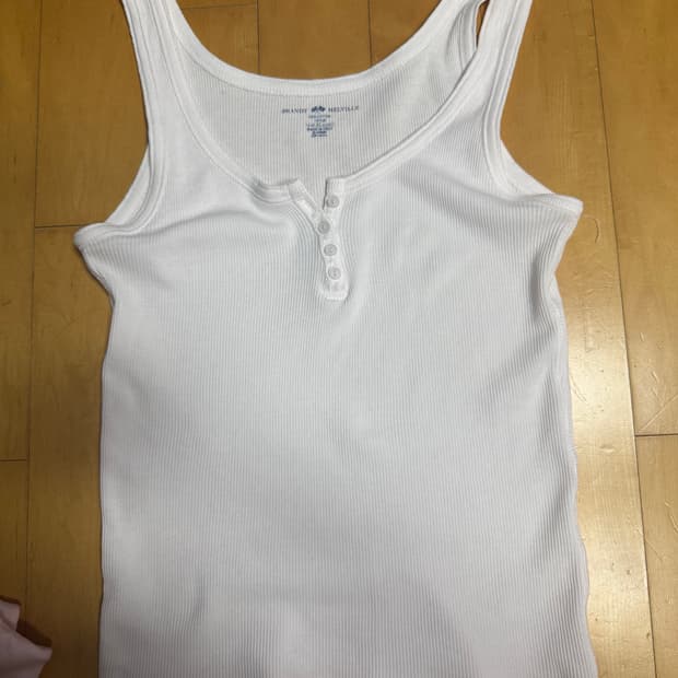 브랜디멜빌 진짜 연한 핑크 나시