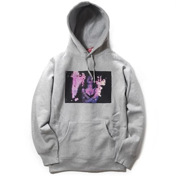 슈프림 마돈나 백로고 후드티 M