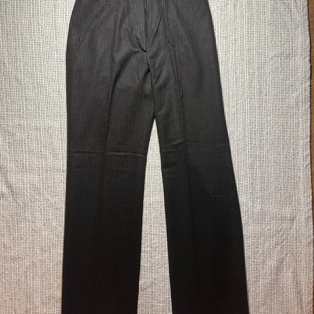 jil sander vintage stripe wool pants