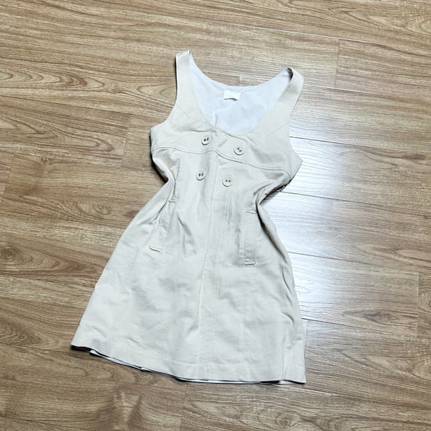 빈티지 단추 원피스 히메갸루 로걀 라떼 발레코어 히메카지 헤이세이 모리걸