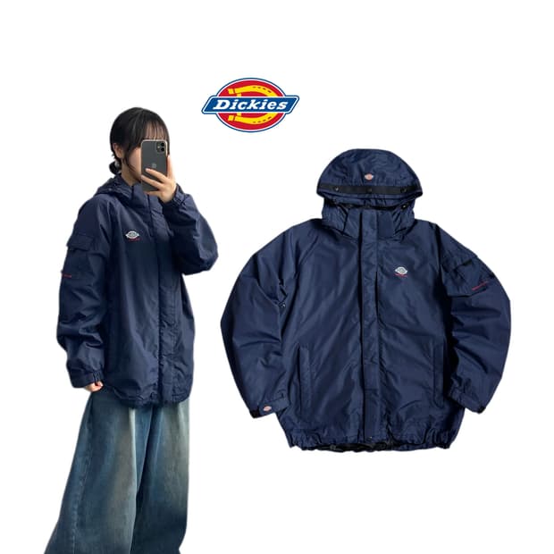 디키즈 풀오버 바람막이 점퍼 자켓