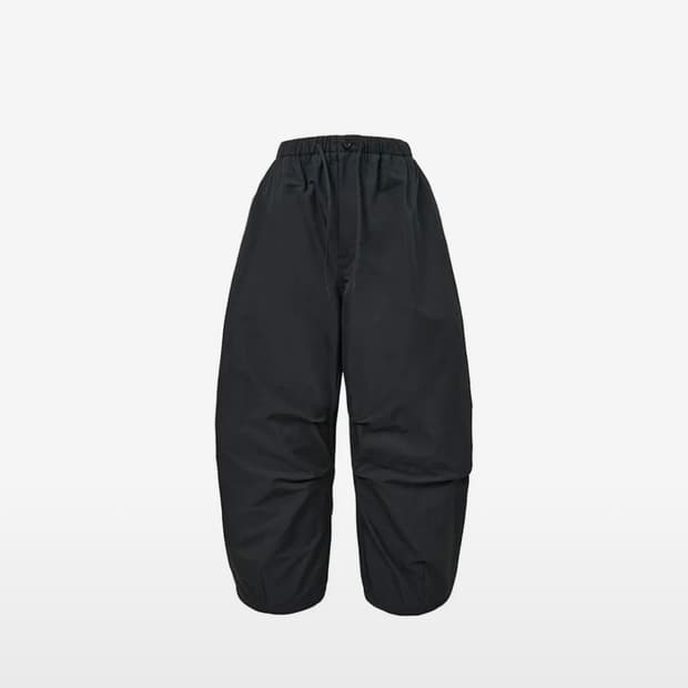 아모멘토 DRAWSTRING WIDE FATIGUE PANTS L