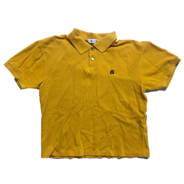 Issey miyake I.s logo polo shirt 