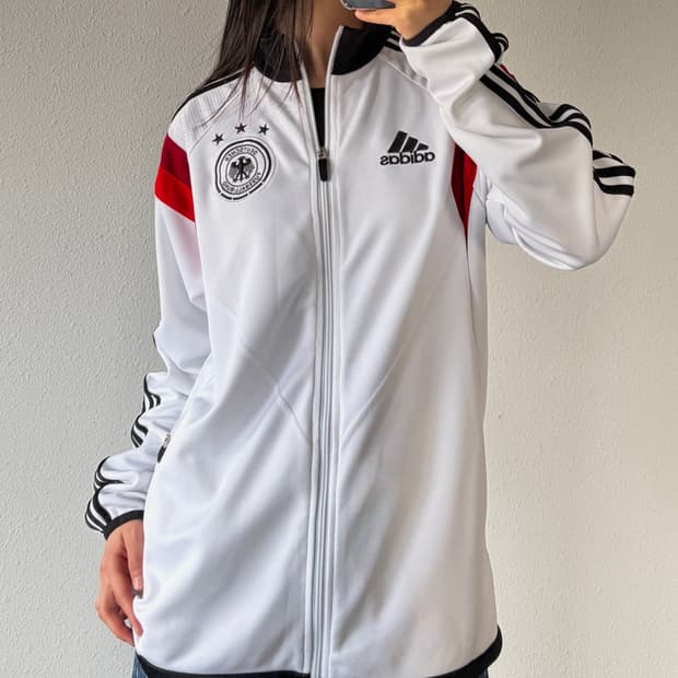 [M]아디다스 독일 국대 화이트 트랙탑 져지